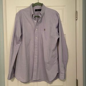 Ralph Lauren, Light Purple, 16 1/2, 34/35, LS Dress Shirt